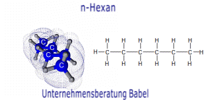 n-Hexan, Struktur