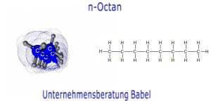 n-Octan, Struktur