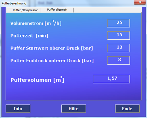 Bild zur Freeware, Pufferberechnung