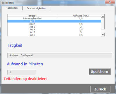 Bild zur Freeware, Tourenplanung